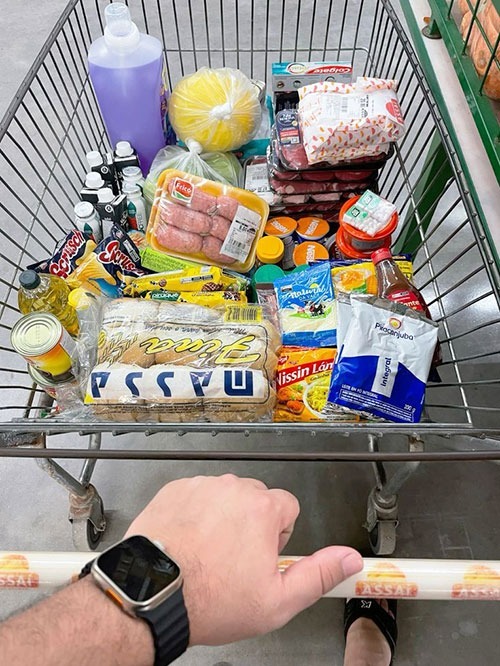 Groceries spread